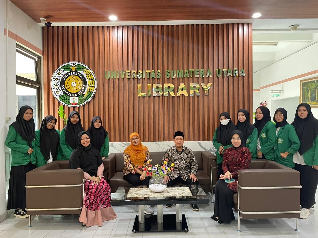 Praktik Pengetahuan Langsung Mahasiswa Prodi Ilmu Perpustakaan UINSU ke Perpustakaan USU