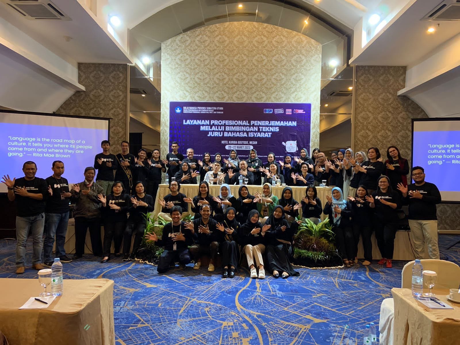 Mahasiswa Prodi Ilmu Perpustakaan Ikuti Pelatihan Bahasa Isyarat